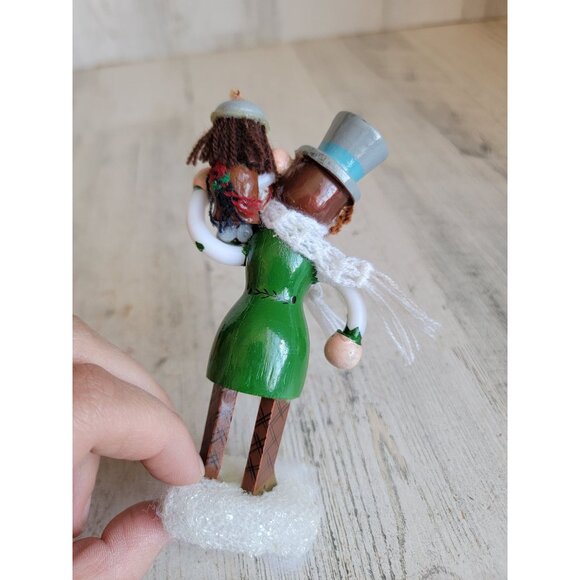 Kurt Adler tiny Tim vintage ornament Xmas Christmas Carol theme - Picture 8 of 9